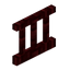 Red Nether Brick Balcony
