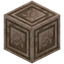 Smoothed Double Inlayed Raw Iron Block
