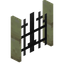 End Brick Railing Gate