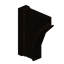 Large Thin Arch Pillar Side Dark Oak
