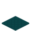 Cross Haired Cyan Carpet