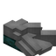 Light Gray Longer Roof Slab (Warped)