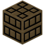 Dark Chiseled Wood Pillar