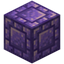 Tiny Brick Bordered Amethyst Block
