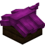 Magenta Longer Top Roof Block (Dark Oak)