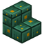 Glowing Nature Stone Brick Stairs