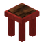 Stripped Redwood Stool