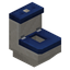 Blue Toilet