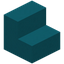Cyan Concrete Stairs