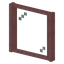 Stripped Cherry Pane Window
