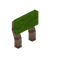Lime Baobab Raised Seat Back
