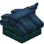 Cyan Longer Top Roof Block (Warped)