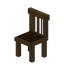 Stripped Spruce Striped Chair
