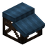 Cyan Flat Roof Block (Framed)