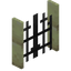 End Brick Railing Gate