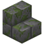 Mossy Stone Brick Stairs