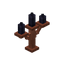 Black Copper Candelabra