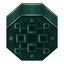 Cyan Brass Wrapped Locometal Boiler