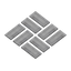 Diorite Basket Weave Paving