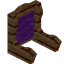 Purple Socotra Fancy Seat Back