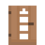 Supported Jungle Door