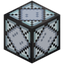 Large Diamond Cyan Stained Glass