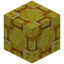 Overlapping Raw Gold Block Tiles