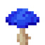 Blue Shimmering Mushroom
