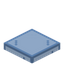 Light Blue Glass Trapdoor