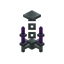 Purple Silver Chandelier