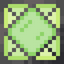 Large Diamond Lime Stained Glass Pane