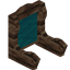 Cyan Fir Fancy Seat Back