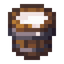 Wooden Bucket of Buffalo Milk