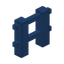 Light Blue Plastic Barrier