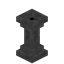 Stone Standing Torch - L