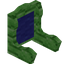 Blue Green Bioshroom Fancy Seat Back