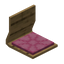 Pink Floor Chair (Oak)