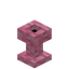 Pink Wool Standing Torch