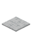 Tripped White Carpet