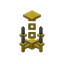 Light Gray Golden Chandelier