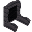 Black Archwood Fancy Seat Back