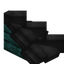 Black Longer Roof (Warped)