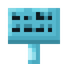Blue Bioshroom Sign
