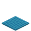 Woved Light Blue Carpet