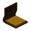 Yellow Floor Chair (Dark Oak)