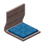 Light Blue Floor Chair (Cherry)