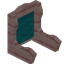 Cyan Cherry Fancy Seat Back