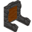 Orange Ironwood Fancy Seat Back