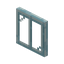 Vertical Framed Glass Pane