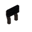 Black Dead Raised Seat Back